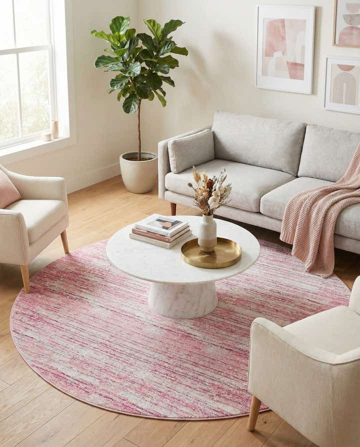 240cm x 240cm Uptown Madison Avenue Rond Vloerkleed