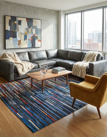 5' x 8' Cowhide Rug