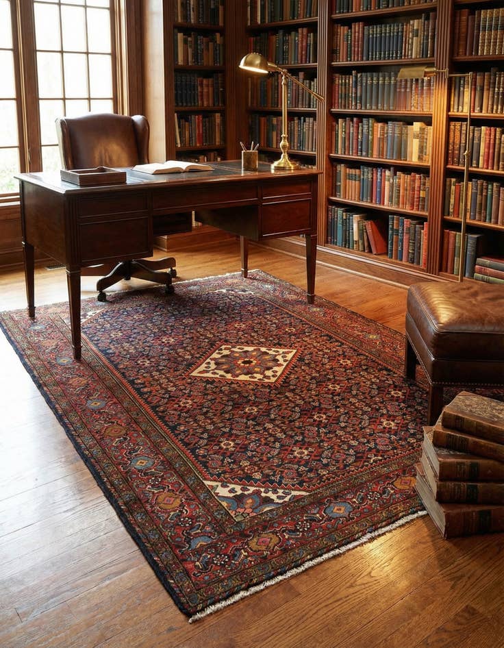 Detail image of  4' 11 x 6' 9 Tabriz Wool Rug