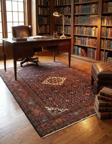4' 11 x 6' 9 Tabriz Wool Rug