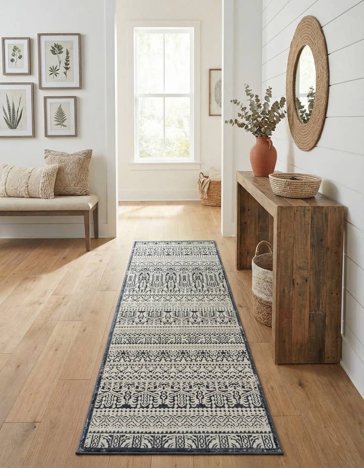 Detail image of 2' 7 x 8' Uptown Cloisters Runner Rug