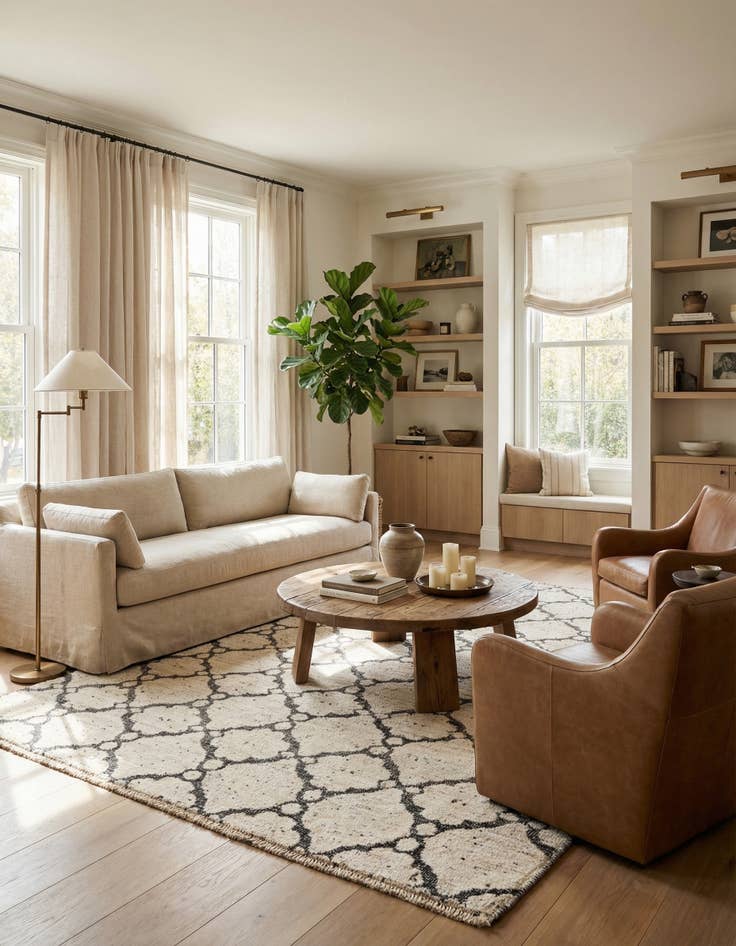 Detail image of 5' 7 x 7' 8  Hand Knotted Darya Wool Rug