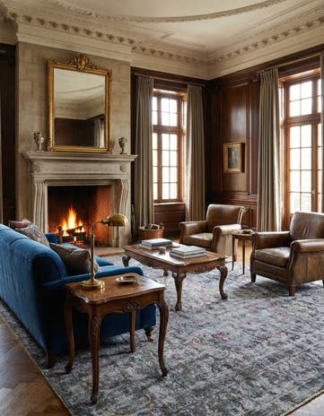 9' 7 x 13' 2 Vintage Royal Wool Rug