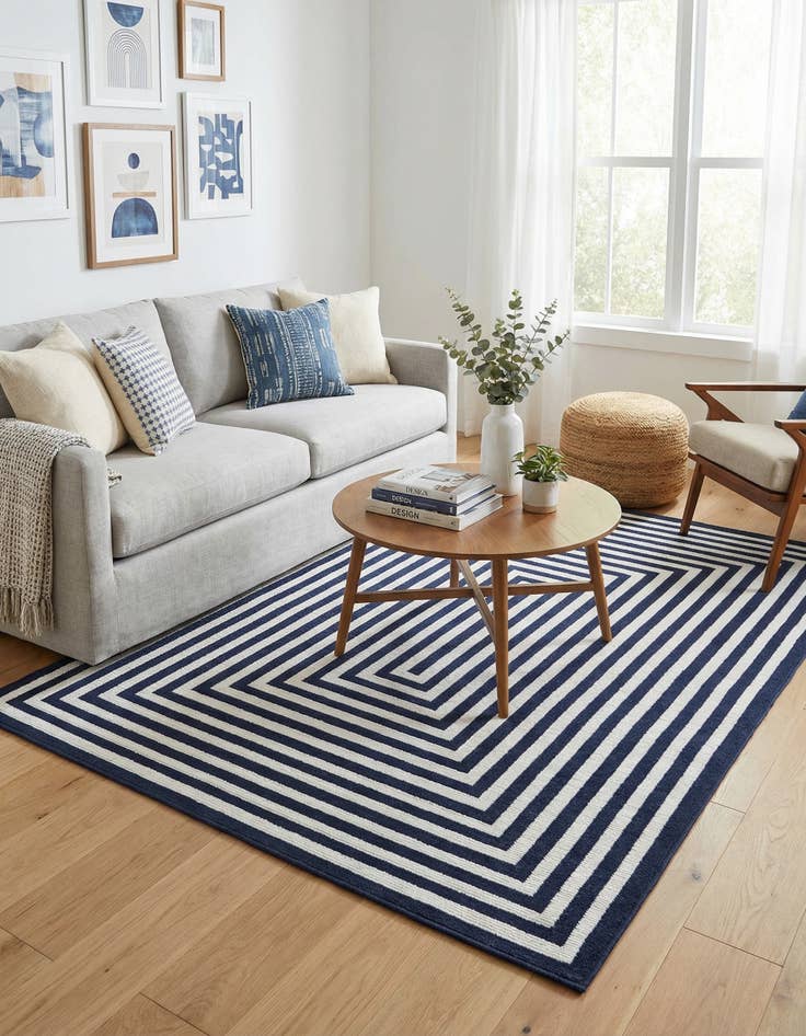Detail image of 4' x 6' Easy-Clean Sabrina Soto Prescott Indoor / Outdoor Rug