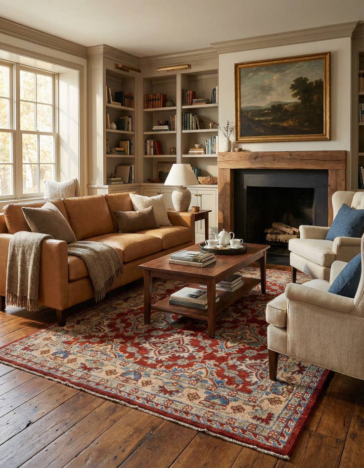 Detail image of 5' 2 x 6' 7  Hand Knotted Kazak Wool Rug