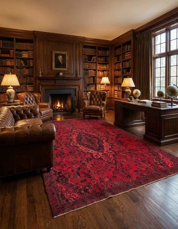 8' 1 x 11' 7 Hand Knotted Ultra Vintage Persian Wool Rug