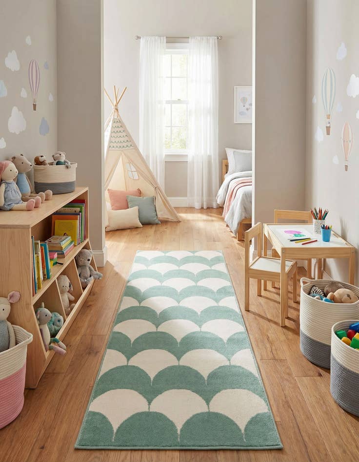 Detail image of  2' x 5' Whimsy Kids Runner Rug