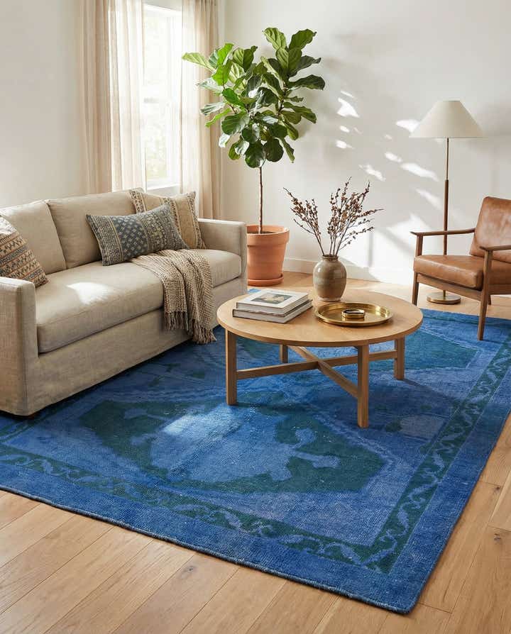 7' 6 x 9' 8 Hand Knotted Moroccan Wool Rug