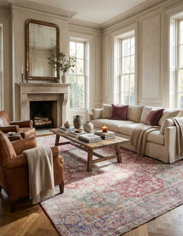 9' 10 x 12' 2 Hand Knotted Ultra Vintage Persian Wool Rug