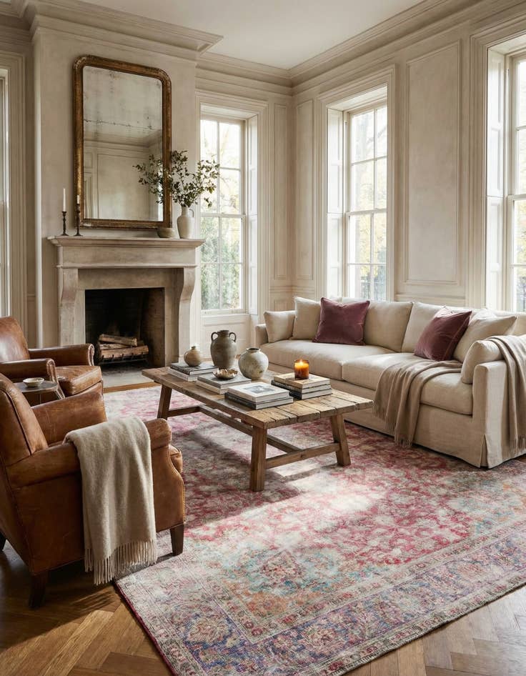 Detail image of  9' 10 x 12' 2  Hand Knotted Ultra Vintage Persian Wool Rug