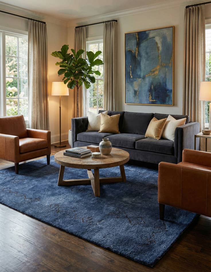 Detail image of 5' 4 x 7' 2  Hand Knotted Ultra Vintage Persian Wool Rug