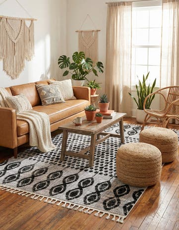 Black Cherokee Rug