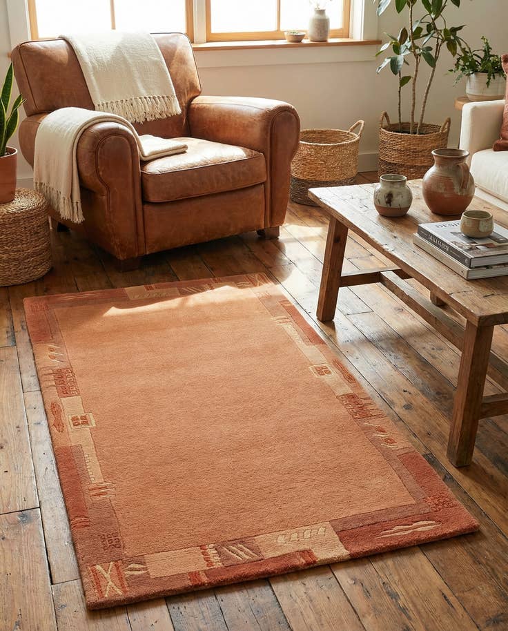 Detail image of 2' 5 x 4' 8 Hand Knotted Nepal Wool Rug