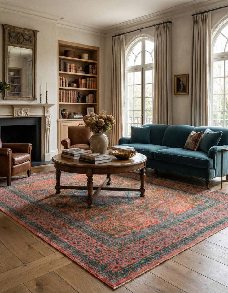 Detail image of 8' 3 x 10' 4 Mamluk Wool Rug