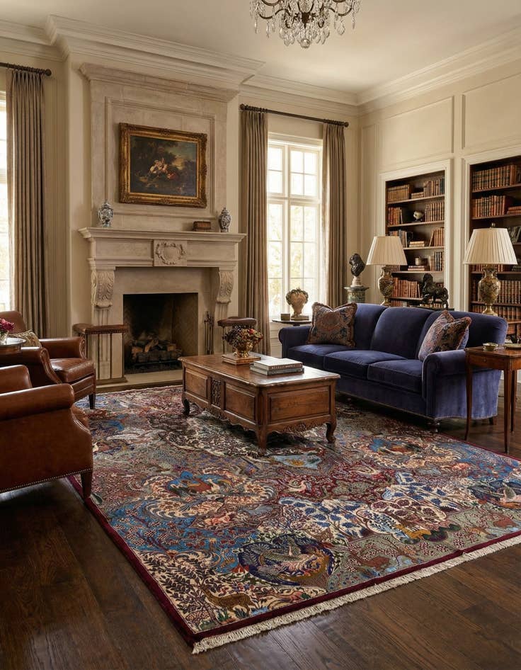 Detail image of 9' 11 x 12' 8 Kashmar Rug