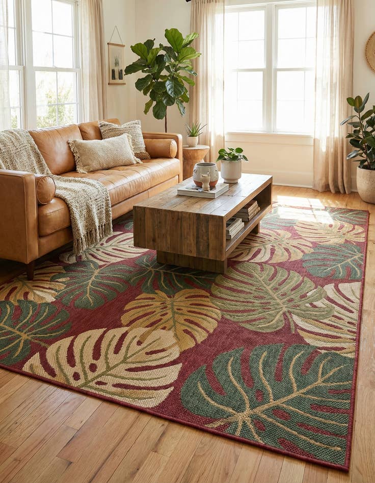 Detail image of  10' x 13'  Washable Baja Indoor / Outdoor Rug