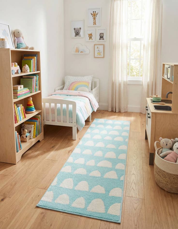 Detail image of 2' x 6' Whimsy Kids Runner Rug