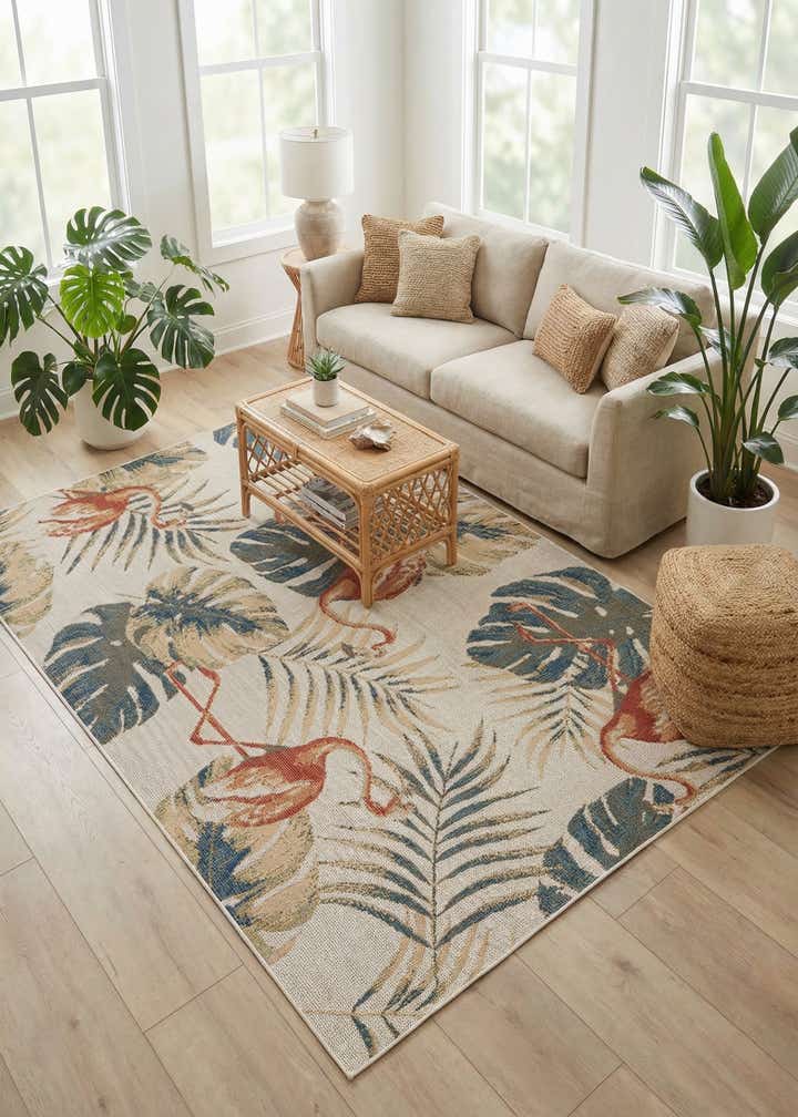 6' x 9' Easy-Clean Baja Indoor / Outdoor Rug