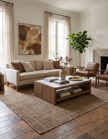 5' 4 x 7' 7 Hand Knotted Darya Wool Rug