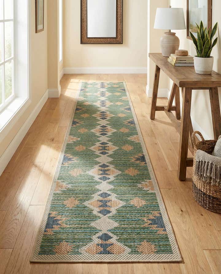 2' x 7' 1 Easy-Clean Baja Indoor / Outdoor Runner Rug