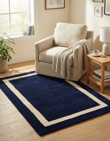 3' 3 x 5' 3 Jill Zarin Border Wool Rug