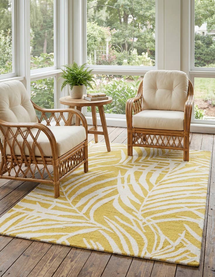 Detail image of 4' x 6' Agra Wool Rug