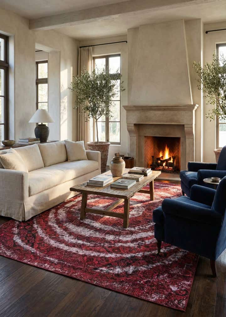 9' x 11' 2 Hand Knotted Ultra Vintage Persian Wool Rug