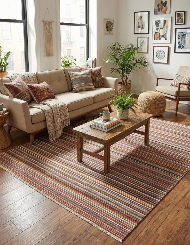 Detail image of 7' 10 x 7' 10 Deepa Square Rug