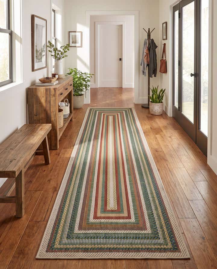 2' 7 x 10' Easy-Clean Baja Indoor / Outdoor Runner Rug