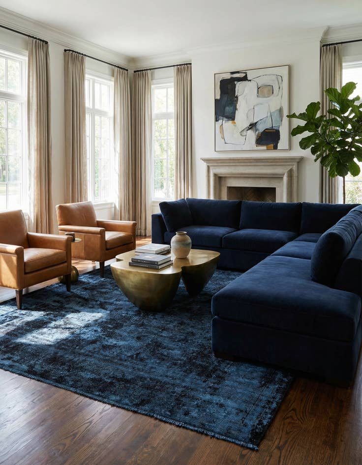 Detail image of 7' 5 x 10' 9  Hand Knotted Ultra Vintage Persian Wool Rug