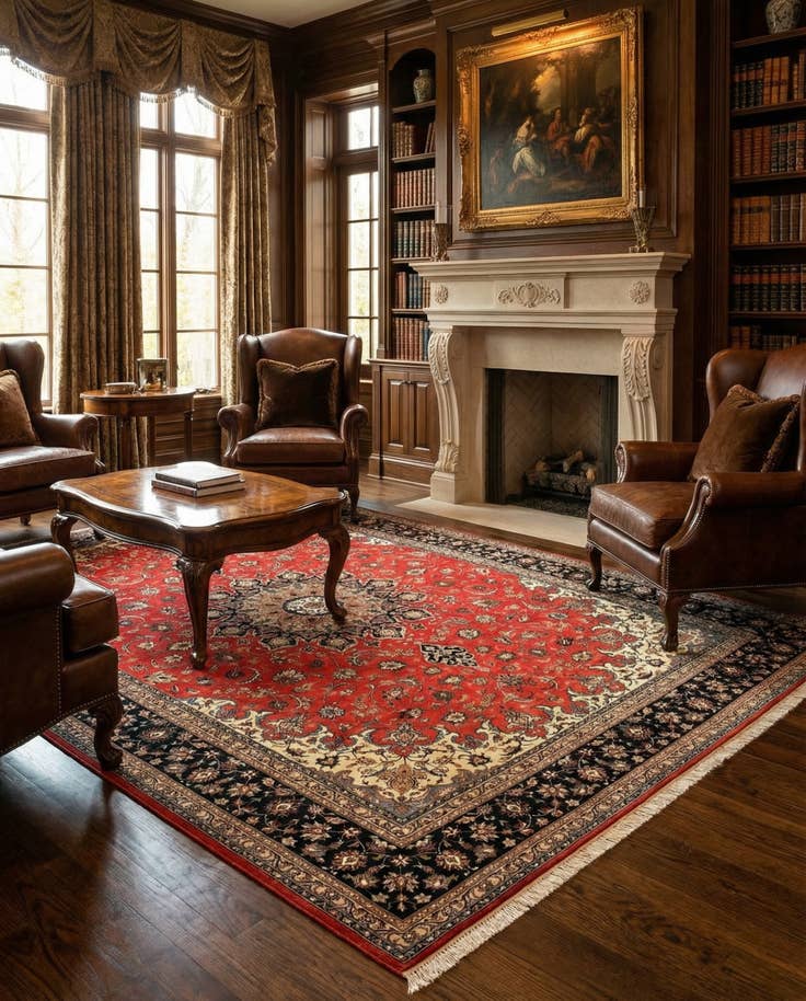 Detail image of 8' 3 x 12' Tabriz Rug