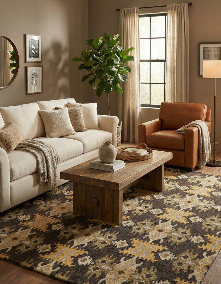 Detail image of 8' x 10' Luna Wool Rug