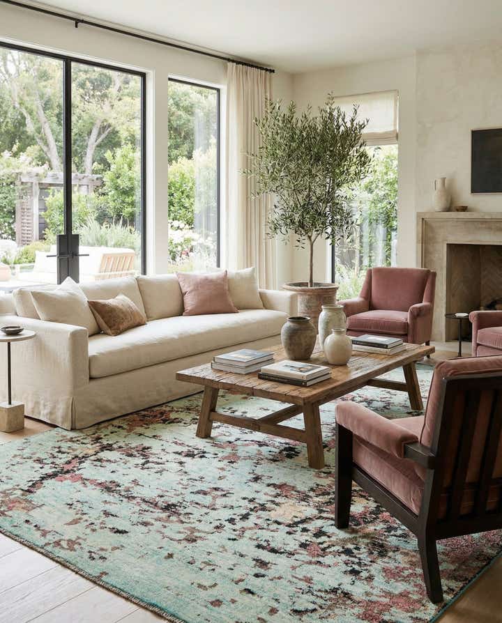 10' 5 x 14' 1 Hand Knotted Darya Wool Rug