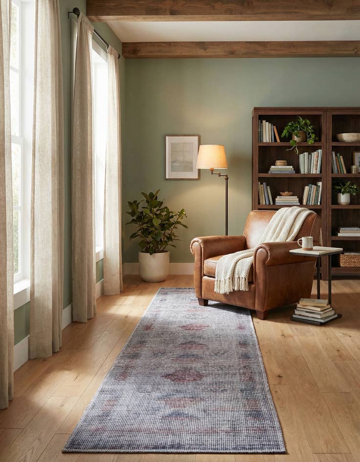 Detail image of 2' x 10'  Washable Sisu Runner Rug