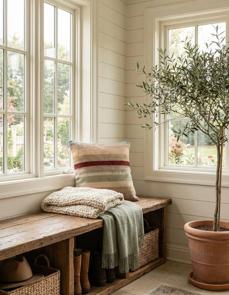 Detail image of  2' 5 x 2' 6  Hand Woven Pillow Wool Square Rug