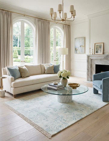 5' 7 x 7' 10 Hand Knotted Darya Wool Rug
