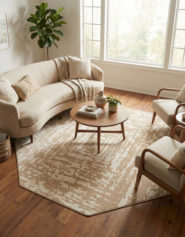 Detail image of  7' 10 x 7' 10 Hermitage Octagon Rug