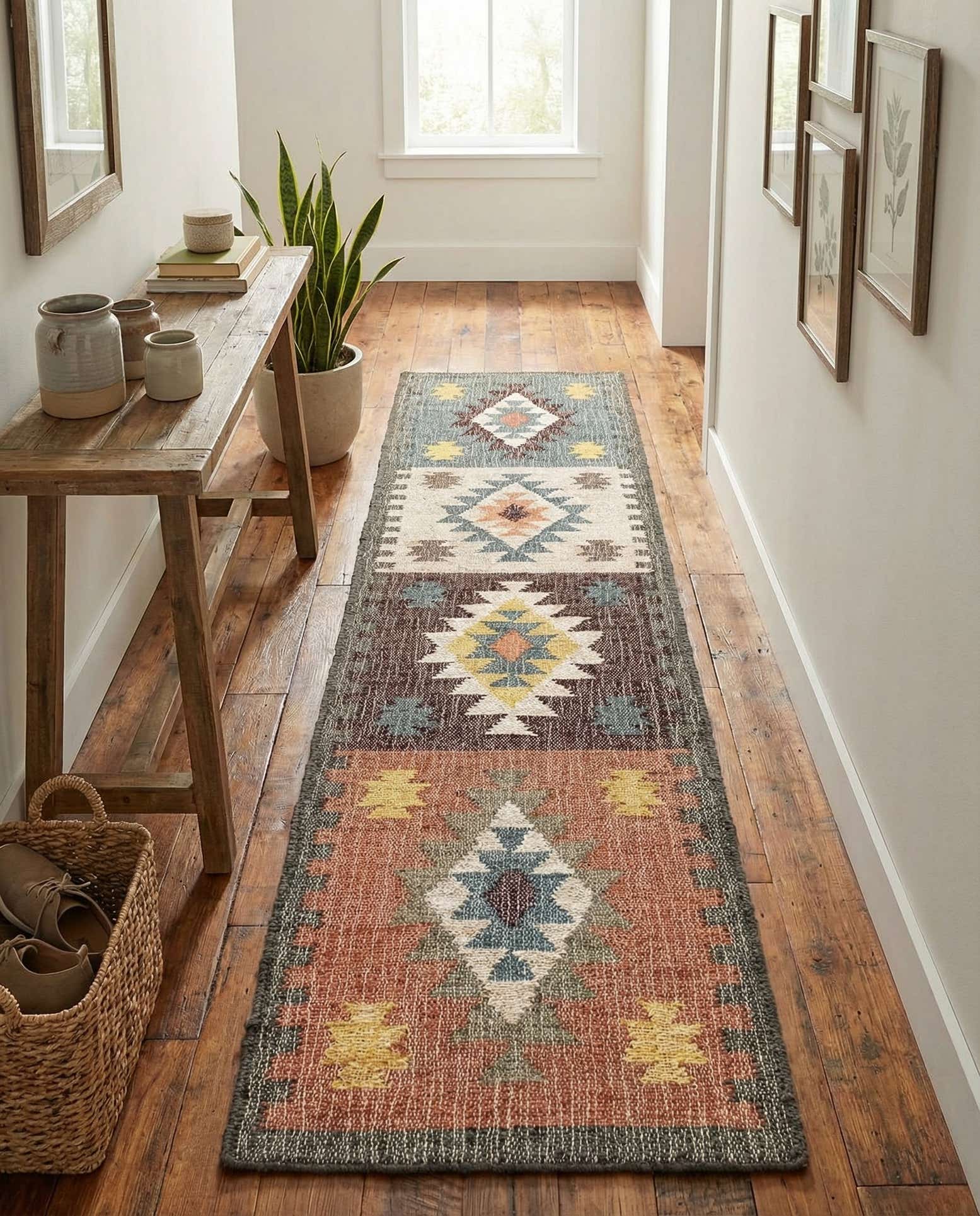 2' x 8' Hand Woven Kala Handwoven Jute Runner Rug