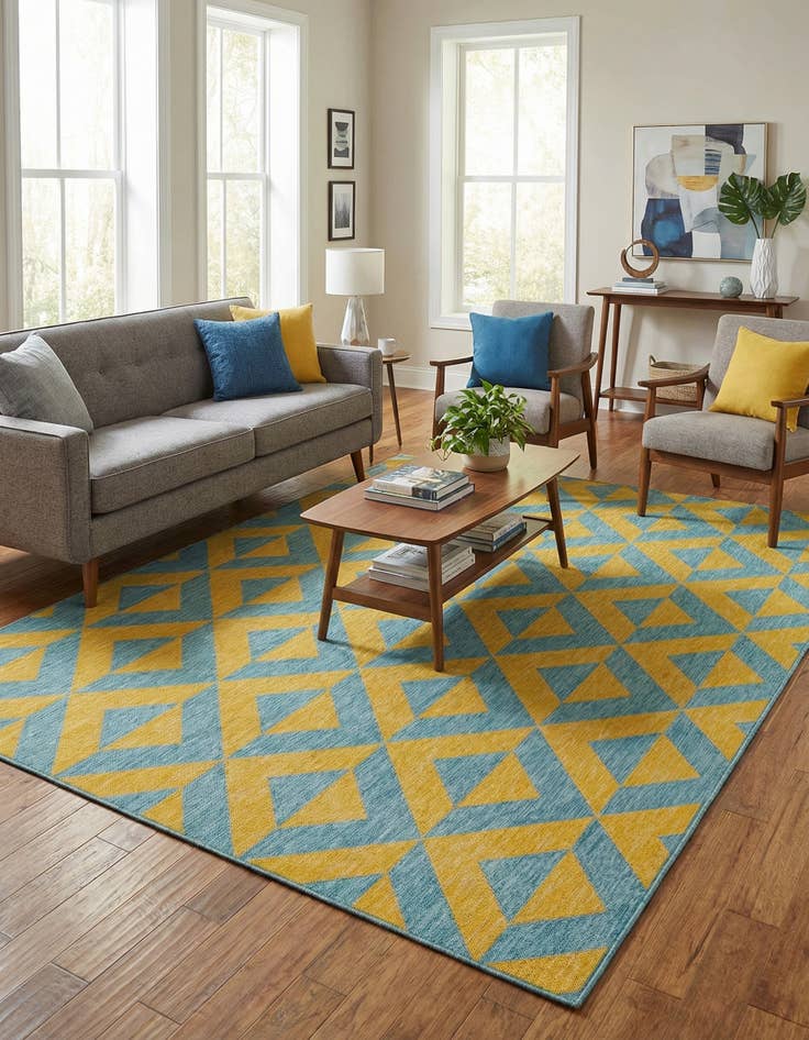 Detail image of 7' 10 x 10'  Washable Jill Zarin Napa Indoor / Outdoor Rug