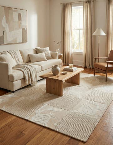 5' 9 x 7' 10 Hand Knotted Darya Wool Rug