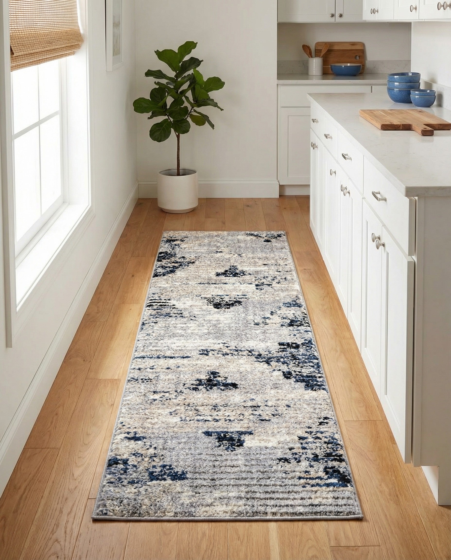 Gray Tucson Runner Rug
