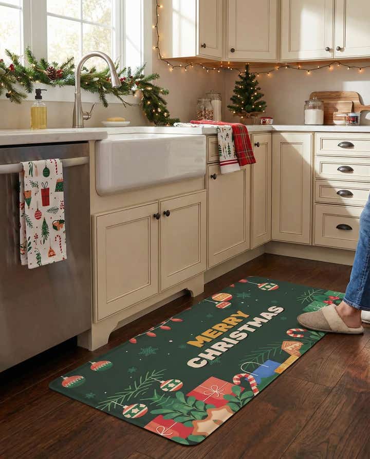 2' x 5' Merry Christmas Comfort Mat