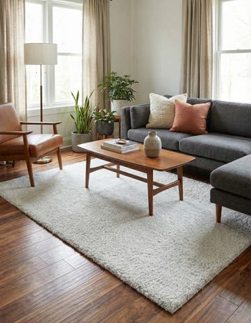 5' 3 x 8' Jill Zarin Shaggy Chic Rug