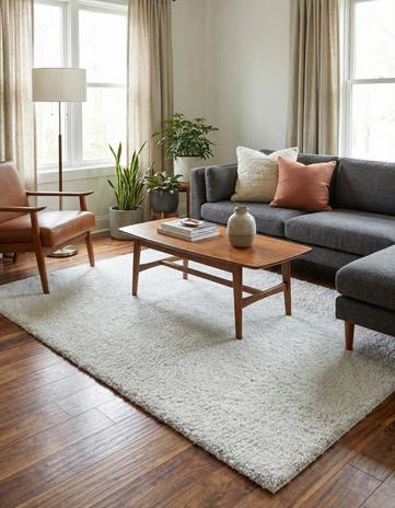 5' 3 x 8' Jill Zarin Shaggy Chic Rug