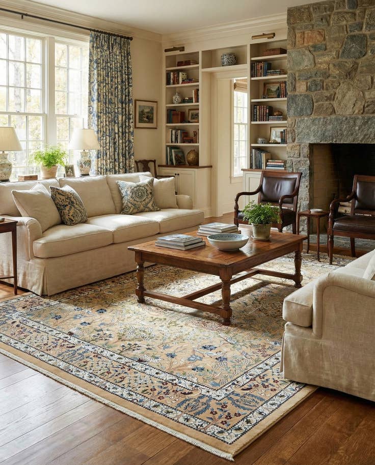 Detail image of 10' x 13' Nain Design Rug