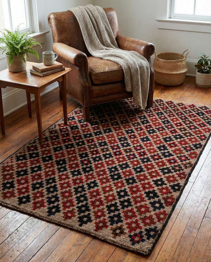 2' 10 x 4' 7 Hand Knotted Balouch Persian Wool Rug