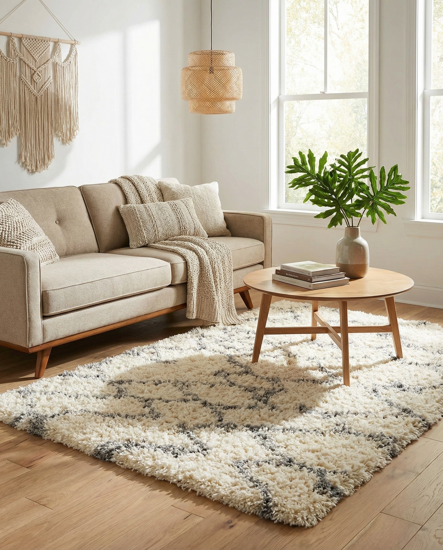  4' x 6' Infinity Shag Rug