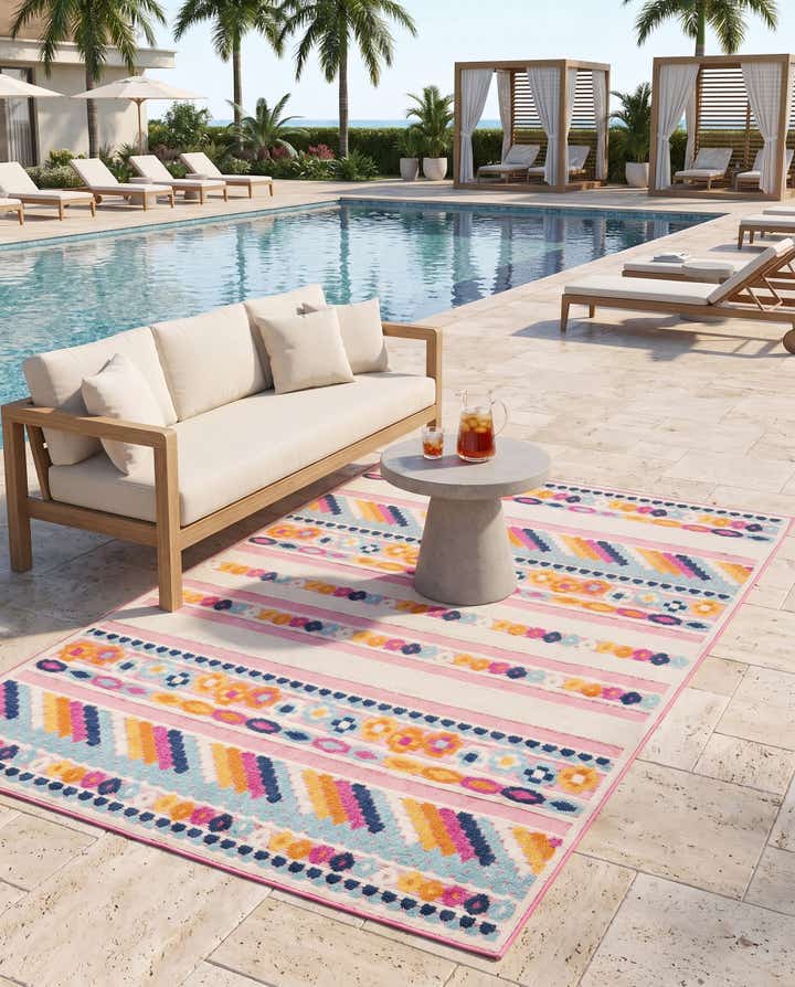 6' x 9' Easy-Clean Aruba Indoor / Outdoor Rug