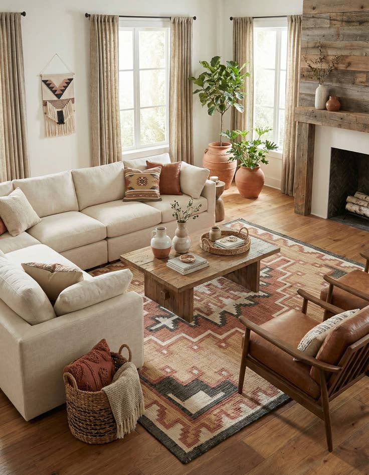 Detail image of  9' x 12'  Hand Woven Kala Handwoven Jute Rug