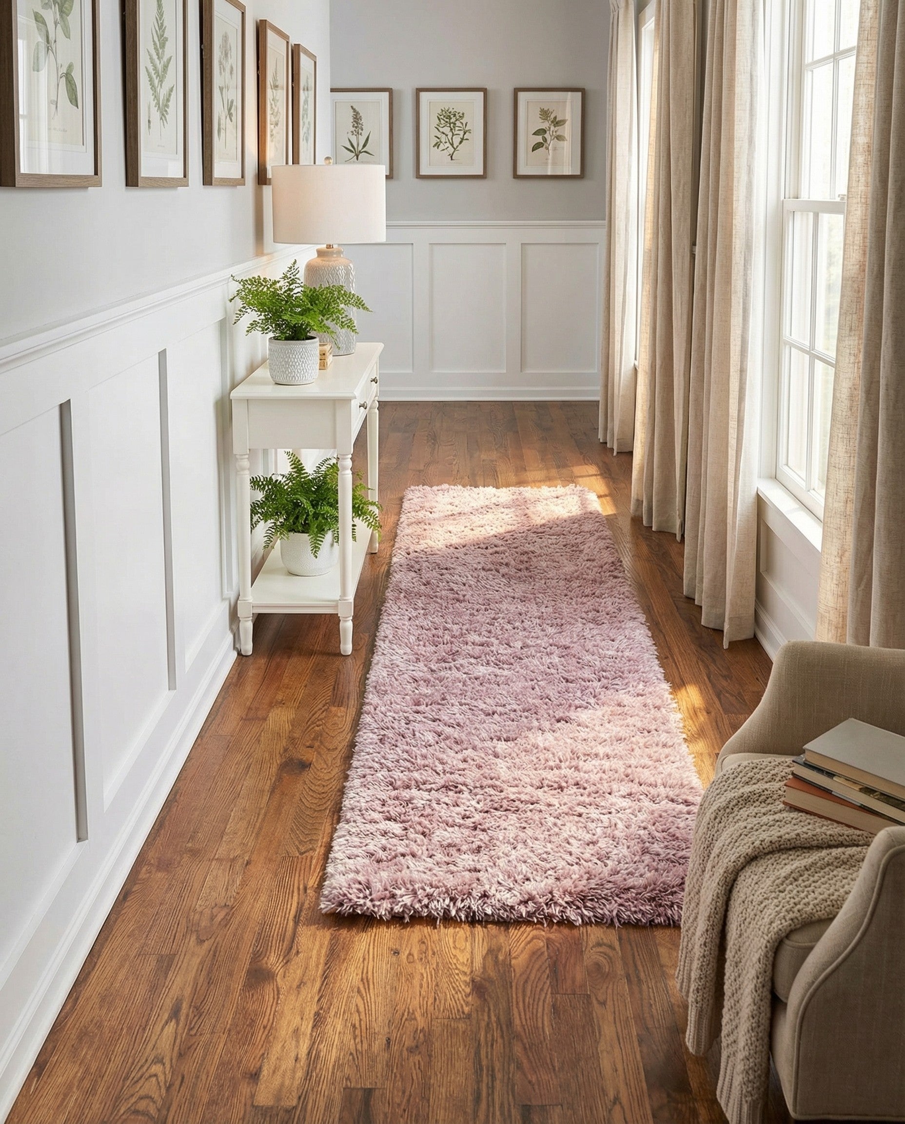  2' 7 x 10' Infinity Shag Runner Rug